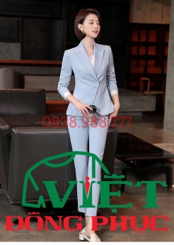 Xưởng may vest đồng phục công sở theo dáng người chuẩn không cần chỉnh