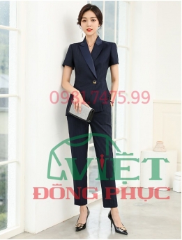 Xưởng may vest đồng phục công sở theo dáng người chuẩn không cần chỉnh