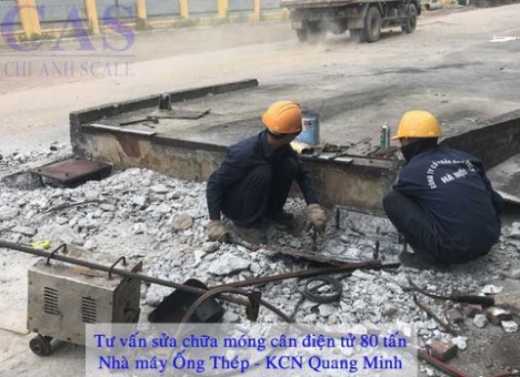 Dịch vụ sửa chữa, bảo dưỡng cân điện tử ô tô 80 tấn - Cân điện tử Chi Anh