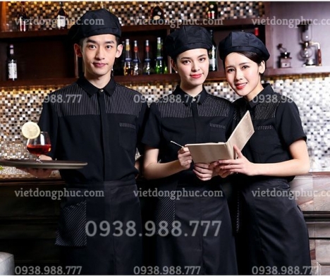 Xưởng may đồng phục Nhà hàng mẫu mã đa dạng, giá thành cạnh tranh