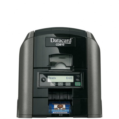Máy in thẻ nhựa 1 mặt - Datacard CD810, máy in ID Card