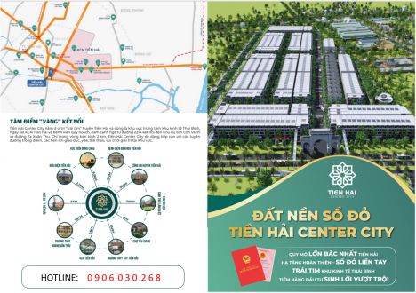 TIỀN HẢI  CENTER CITY  Tâm điểm phồn vinh Trái tim thủ phủ công nghiệp Thái Bình