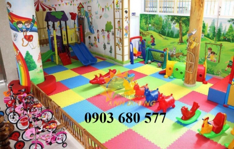 Thảm xốp lót sàn cho trường lớp mầm non, khu vui chơi, gia đình
