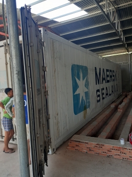 Container lạnh 40feet chứa nông sản