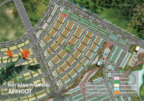 Nhà Phố, Shophouse APRICOT tại Đô Thị Meyhomes Capital Phú Quôc