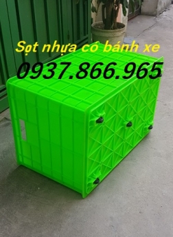 Bán thùng nhựa đặc có bánh xe( thùng nhựa cơ khí)