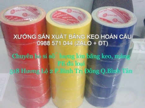 Băng keo vải vá bao, dán sàn trong xây dựng