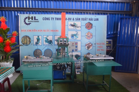 MÁY ÉP SỢI NHANG VÒNG LOẠI MỚI 2021
