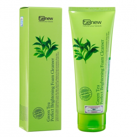 Sữa rửa mặt sáng da Trà Xanh - BENEW Green Tea Brightening 160ml