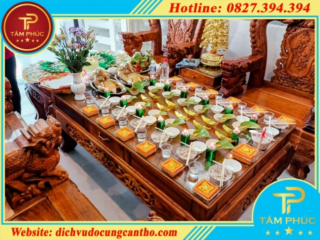 Đặt mâm cúng đầy tháng trọn gói trong mùa dịch