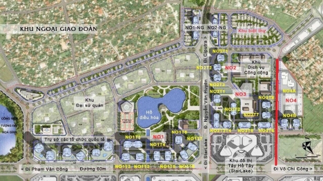 Bán căn hộ 95.5m2 View hồ điều hòa Khu ngoại giao đoàn Tòa N03T1, 03PN, 02VS, Giá bán 3.2 tỷ