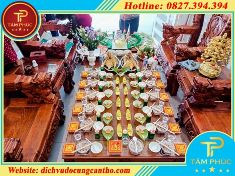 Đặt mâm cúng đầy tháng trọn gói trong mùa dịch