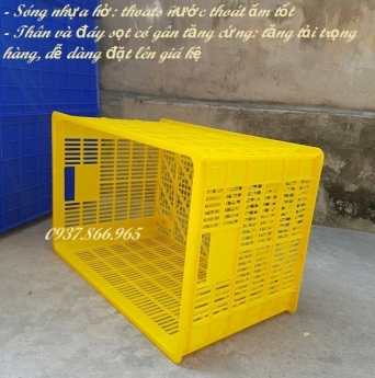 Sóng nhựa rỗng tại nhà máy bia, sọt nhựa dùng trong công nghiệp