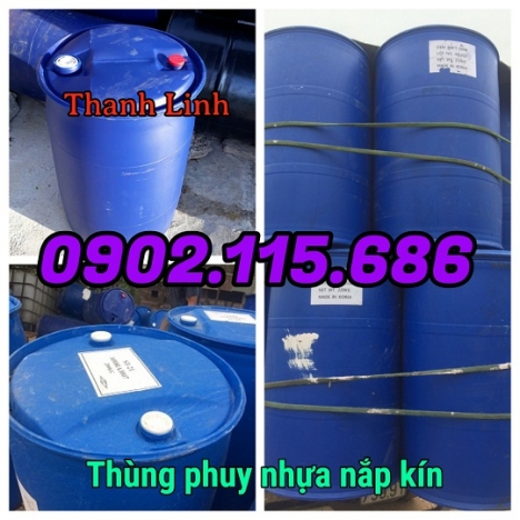 Thùng phuy nhựa, thùng phuy nắp kín, thùng phuy nhựa nắp kín, thùng phuy nhựa nắp kín 200 lít, thùng