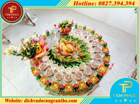 Đặt mâm cúng đầy tháng trọn gói trong mùa dịch