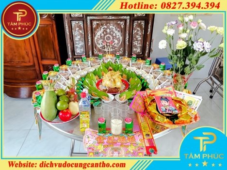 Đặt mâm cúng đầy tháng trọn gói trong mùa dịch