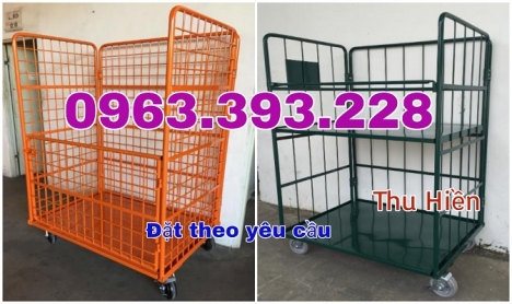 Lồng thép chứa hàng, lồng trữ hàng có thể xếp chồng