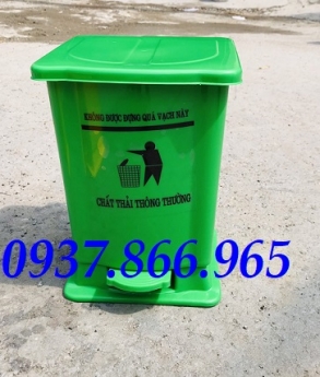 Thùng rác nhựa đạp chân theo công bố của bộ y tế, bán thùng rác nhựa,thùng rác