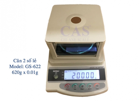Cân phân tích 2 số lẻ GS-622N Shinko Denshi - Cân điện tử Chi Anh