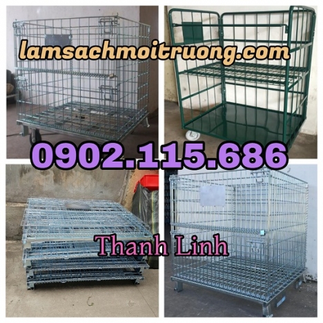 Lồng sắt trữ hàng, long tru hang, lồng thép có bánh xe, lồng thép trữ hàng tại Hà Nội,lồng thép trữ
