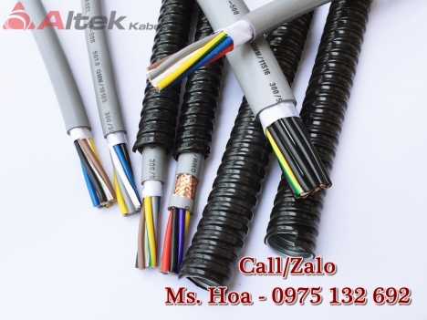 Cáp điều khiển 10 lõi 0.5mm2, 0.75mm2, 1.0mm2, 1.5mm2 không lưới