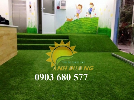 Cỏ nhân tạo trải sàn, trải sân giá rẻ, uy tín, chất lượng cao