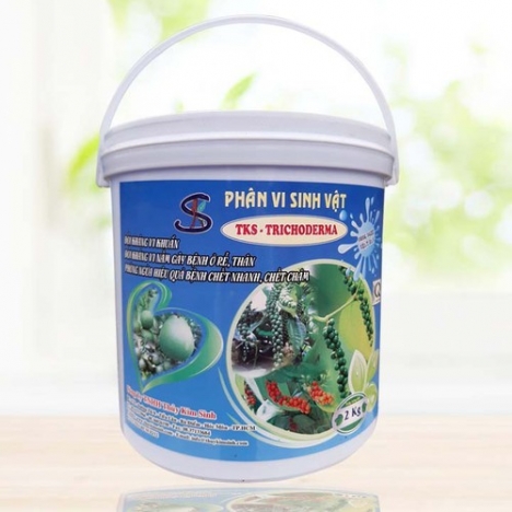 Phân vi Sinh Vật - TKSTRICHODERMA -Đối Kháng Vi Khuẩn - xô 2Kg