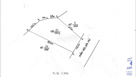 Bán đất SĐCC trung tâm thành phố Vĩnh Yên (487m2)