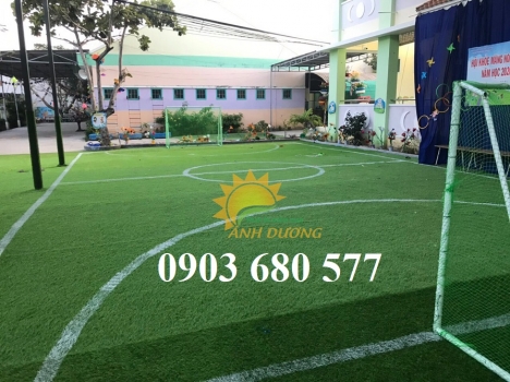 Cỏ nhân tạo trải sàn, trải sân giá rẻ, uy tín, chất lượng cao