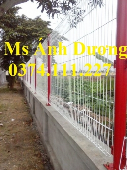 lưới thép hàng rào mạ kẽm, hàng rào lưới thép mạ kẽm, lưới hàng rào gập đầu,