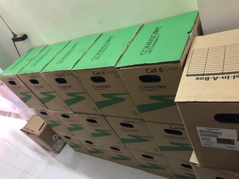 Cáp mạng Cat6 UTP Commscope/AMP chuyên dự án giá tốt nhất tại Hà Nội