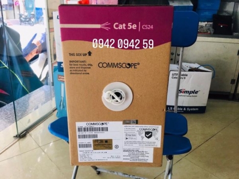 Cáp mạng Cat5 UTP Commscope/AMP giả rẻ cho dư án, đại lý, thợ thi công