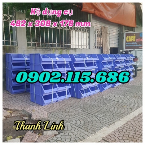 Khay nhựa A9, kệ nhựa A9, hộp nhựa cơ khí, thùng nhựa cơ khí, kệ nhựa đựng ốc vít, hộp nhựa A9, sóng