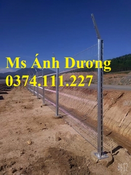 lưới thép hàng rào mạ kẽm chấn sóng, hàng rào lưới thép chấn sóng, lưới thép hàng rào,
