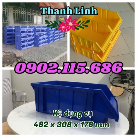 Khay nhựa A9, kệ nhựa A9, hộp nhựa cơ khí, thùng nhựa cơ khí, kệ nhựa đựng ốc vít, hộp nhựa A9, sóng