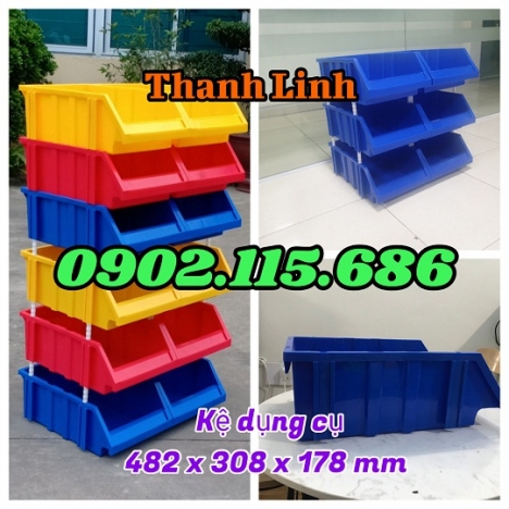 Khay nhựa A9, kệ nhựa A9, hộp nhựa cơ khí, thùng nhựa cơ khí, kệ nhựa đựng ốc vít, hộp nhựa A9, sóng