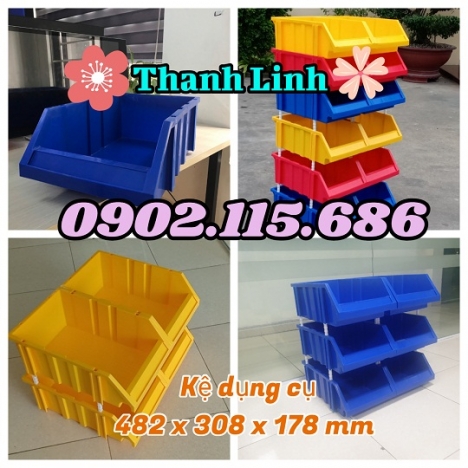 Khay nhựa A9, kệ nhựa A9, hộp nhựa cơ khí, thùng nhựa cơ khí, kệ nhựa đựng ốc vít, hộp nhựa A9, sóng