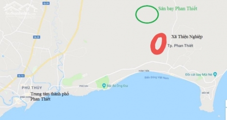 Đất gần Sân Bay,gần UBND Xã Thiện Nghiệp-Phan Thiết-Bình Thuận-Nhiều DT khác nhau.