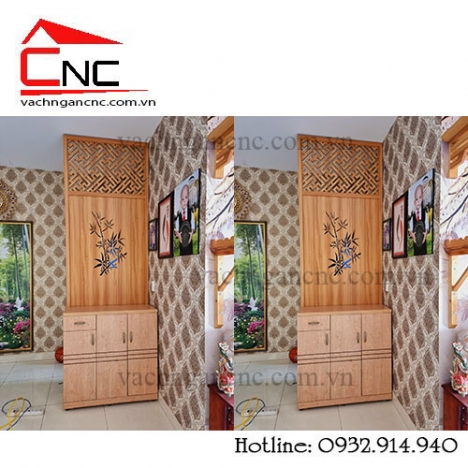 Đơn vị làm vách ngăn hoa văn cnc phòng khách đẹp