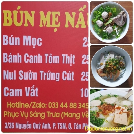 Quán Bún Mọc Bánh Canh Tôm Thịt Ngon Tân Phú
