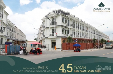 Siêu nhà phố dự án royal town - tập đoàn kim oanh group đang triển khai