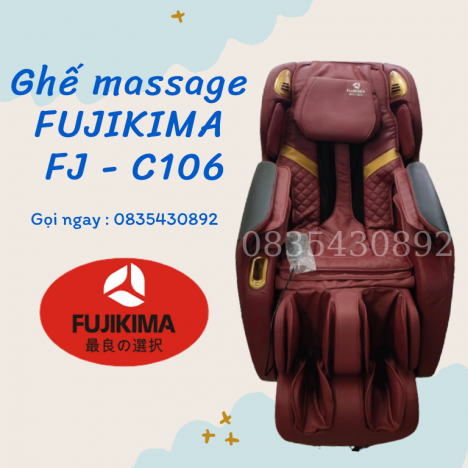 GHẾ MASSAGE FUJIKIMA C106-GIÁ RẺ-CHẤT LƯỢNG