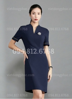 Xưởng may váy liền công sở theo size đẹp miễn chê, giá cực tốt