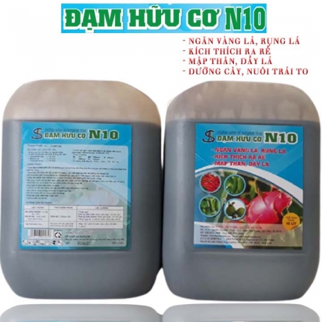 ĐẠM CÁ - Phục Hồi Cây Sau Thu Hoạch, Cải tạo Đất - Can 10 Lít