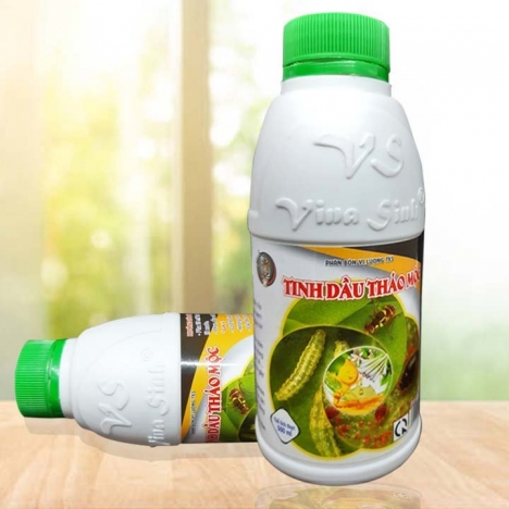 TRỪ SÂU SINH HỌC-Tinh Dầu Thảo Mộc -Phòng Trừ Xua Đuổi Côn Trùng, Sâu Hại - Chai 500ml