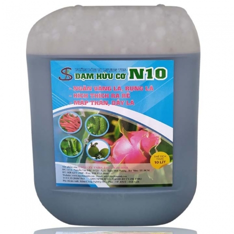ĐẠM CÁ - Phục Hồi Cây Sau Thu Hoạch, Cải tạo Đất - Can 10 Lít