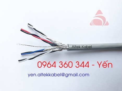 Cáp tín hiệu vặn xoắn, cáp âm thanh chống nhiễu Altek Kabel sẵn kho