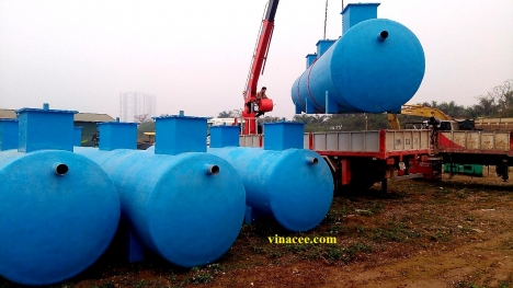 xử lý nước thải bằng module hợp khối composite
