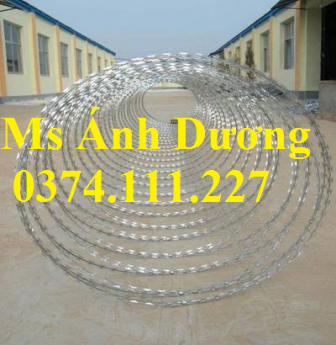 hàng rào dây thép gai, dây thép gai hình dao mạ kẽm, dây thép gai dao, dây thép gai giá rẻ,