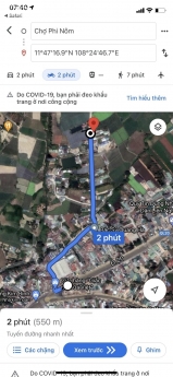 Bán lô đất 11x26m sau chợ Phi Nôm- Hiệp Thạnh- Đức Trọng giá 2 tỷ 2